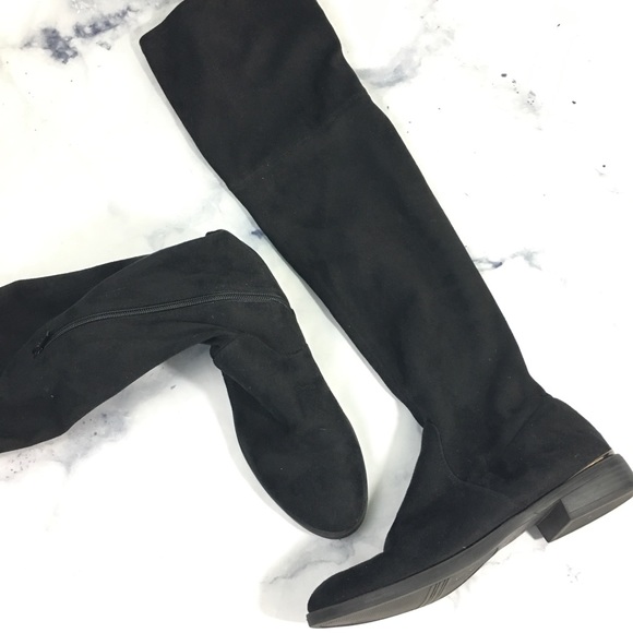 vera wang thigh high boots